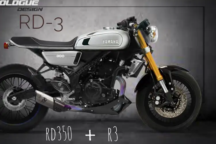 Keren Banget,  Kembaran Yamaha YZF-R25 Dimodif Retro, Bisa Jadi Referensi Nih!