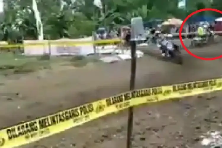 Tragis! Video Crosser Ini Lupa Belok Saat Balap, Endingnya Bikin Miris