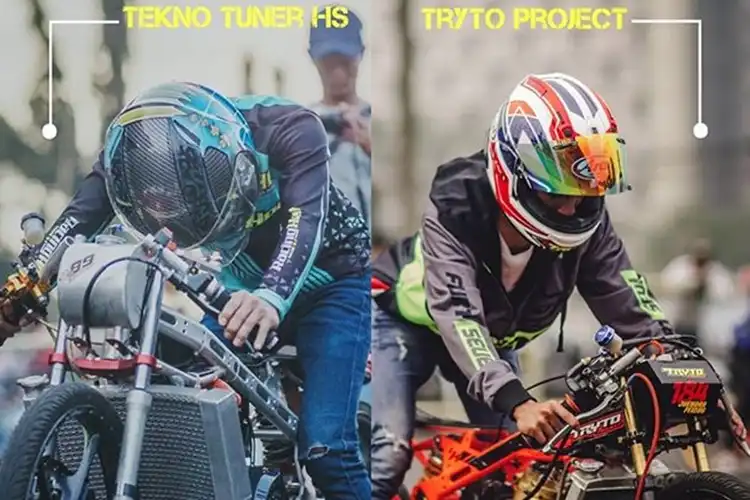 Heboh Video Drag Tekno Tuner VS Tryto Project, Bedanya Tipis Banget