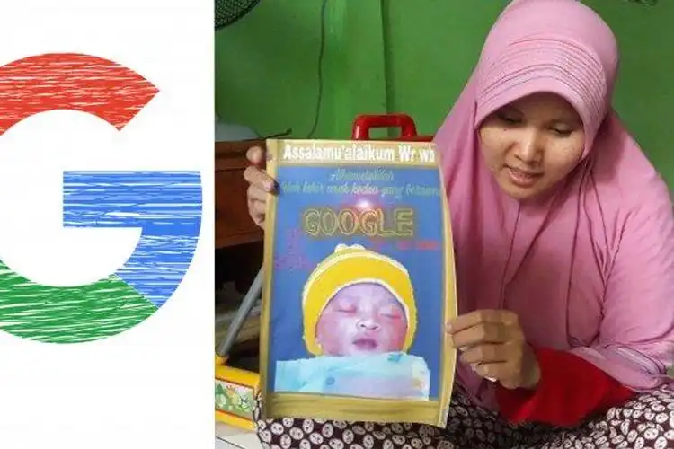 Lagi Viral Bayi Bernama Google, Ternyata Hampir Dilahirkan di Atas Motor Ojek Online