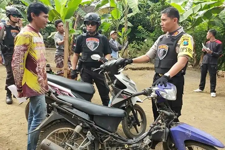 Parah! Polisi Gerebek Motor Bodong, Rupanya, Yang Punya Orang Kaya