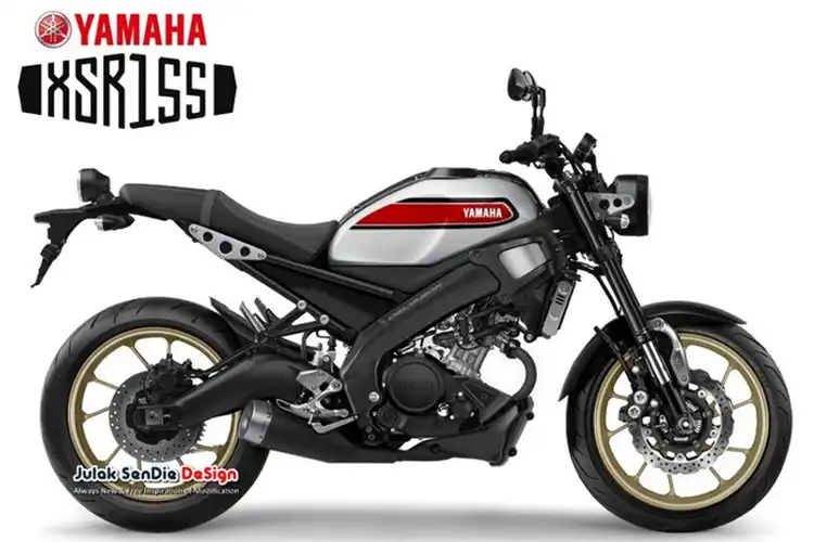 Motor Klasik Yamaha XSR155 Bermesin MT-15 Dikabarkan Dirilis 16 Agustus Besok