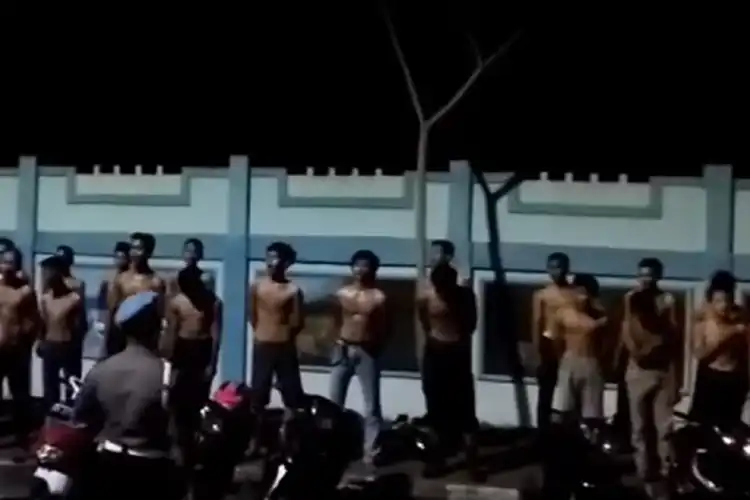 Heboh! Video Puluhan Pembalap Liar Kena Razia, Begini Hukuman Yang Diberikan Polisi