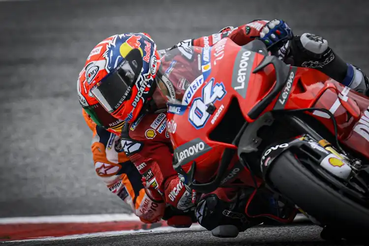 Seru! Video Pertarungan Sengit Antara Andrea Dovizioso dengan Marc Marquez di MotoGP Austria 2019