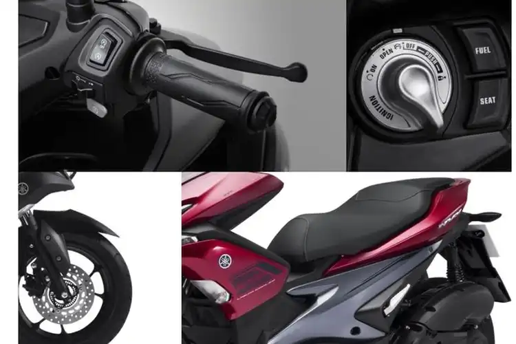 Keren, Tampilan Yamaha Aerox 125 cc Mirip Kakaknya, Desain Lancip Banyak Fitur Menarik