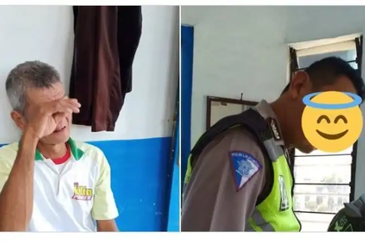 Mengharukan, Kisah Polisi Rela Membayar Denda Seorang Pemotor yang Ditilangnya
