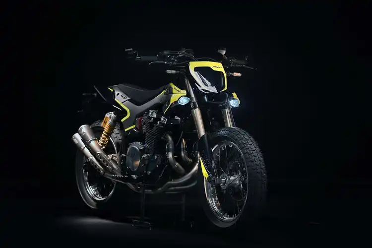 Banyak Yang Gak Tahu! Yamaha Mya Milik Valentino Rossi Modif Ala Flat Tracker Basisnya dari Motor Ini