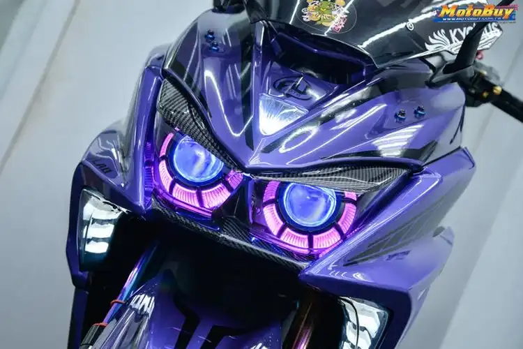 Headlamp Terpisah Bodi Meruncing Dikira New Yamaha NMAX, Makin Mewah Setelah Dimodif