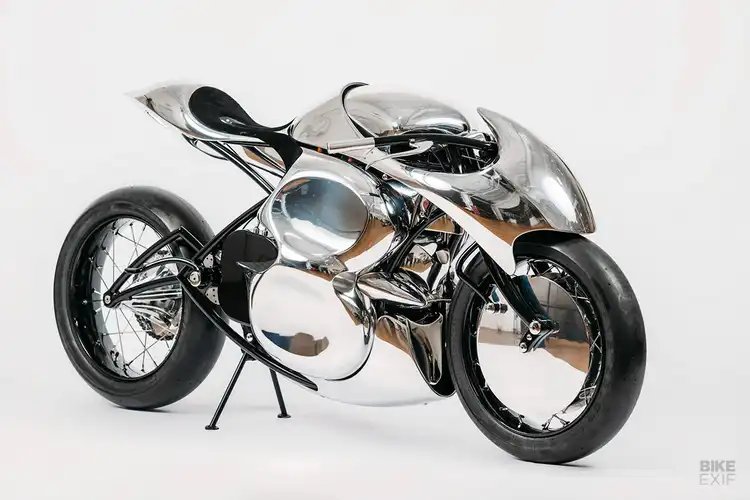 Kinclong dan Canggih, Modifikasi Motor Listrik Custom Ini Siap Menjelajah ke Masa Depan
