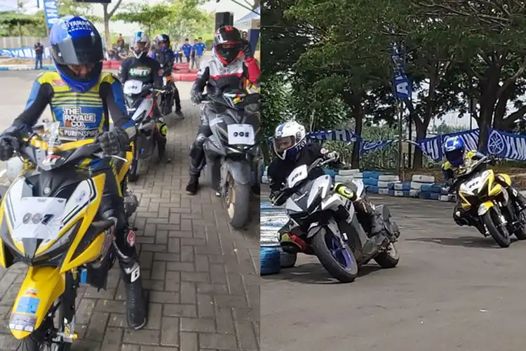 Mantap, Yamaha Gelar Aerox Fun Challenge Untuk Melatih Skill Berkendara