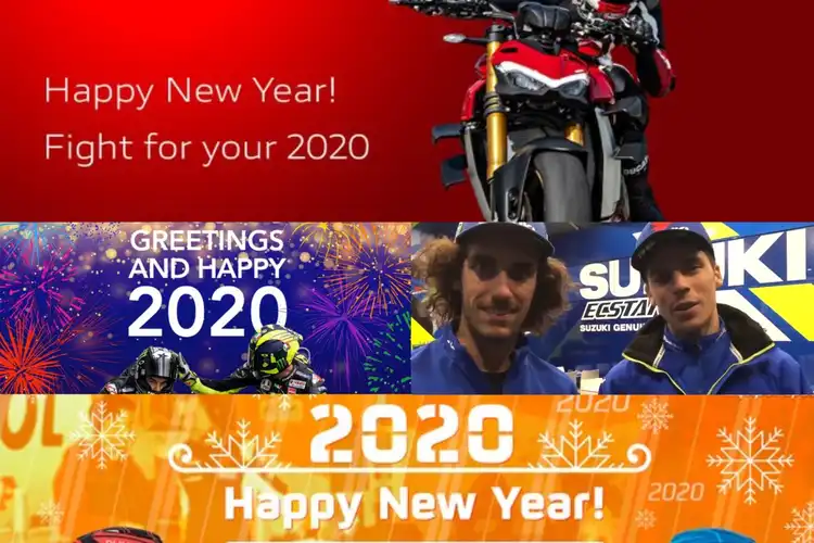 Selamat Tahun Baru 2020, Ucapan Tim Pabrikan MotoGP Mana Paling Keren?  