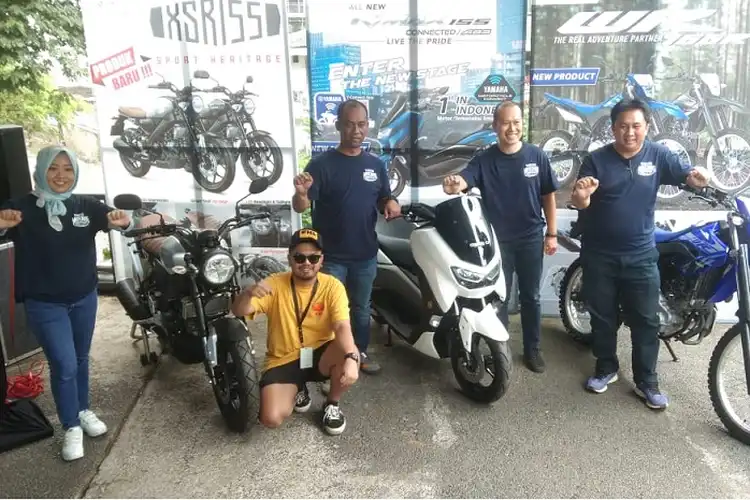 Mendarat di Jawa Barat, Yamaha XSR 155 Langsung Sedot Perhatian Pengunjung