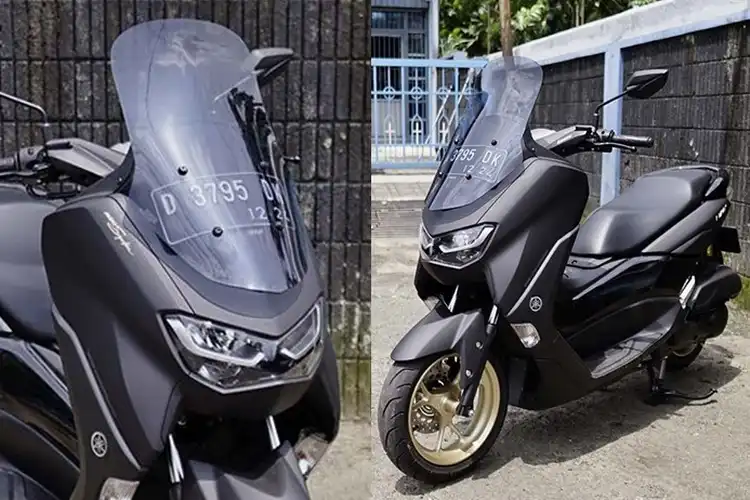 Racun Windshield Geba Buat Yamaha All New NMAX 2020, Tampilan Keren Ala Motor Turing