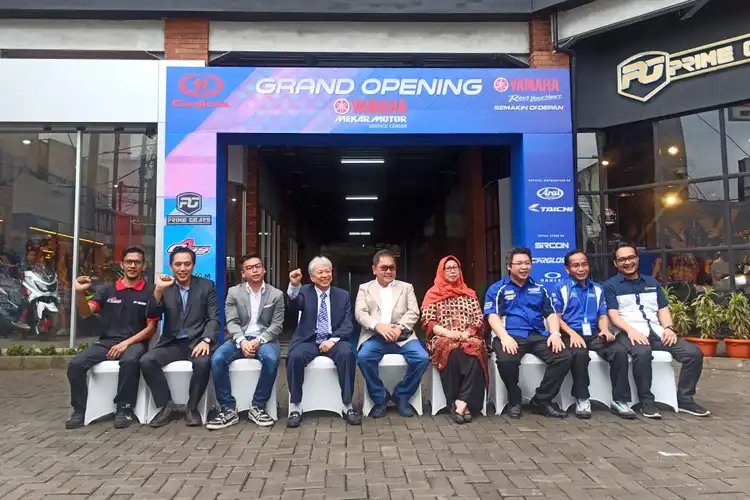 Resmi Jadi Bengkel Premium,  Yamaha Mekar Cibinong Dilengkapi Beragam Fasilitas Moderen