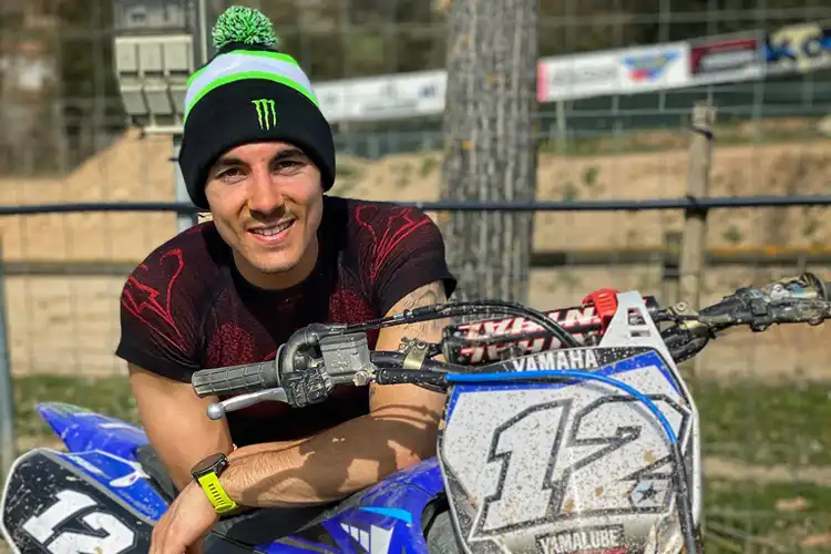 Gara-gara Jadwal MotoGP 2020 Gak Jelas? Maverick Vinales Kecelakaan Saat Latihan Garuk Tanah