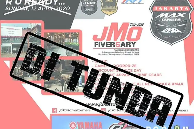 Hindari Penyebaran Virus Corona, Event FIVER5ARY Jakarta Max Owners Resmi Ditunda