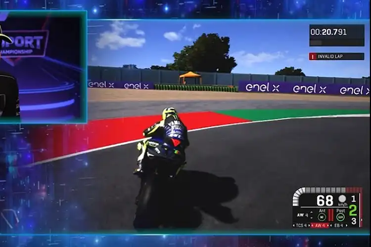 Valentino Rossi Akhirnya Mau Balap MotoGP Virtual Race Kedua, Ini Video Saat Dirinya Menaklukan Sirkuit Misano