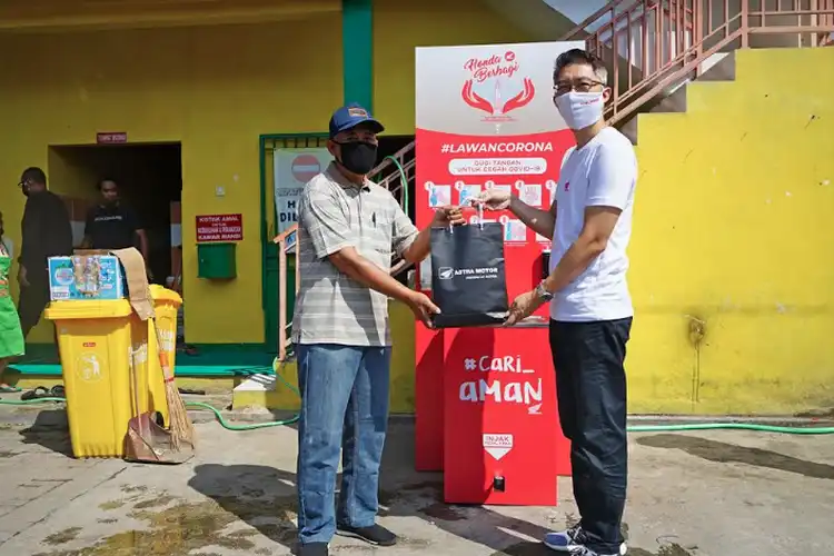 Tetap Sehat, Astra Motor Yogyakarta Gelar Program Honda Berbagi Saat Pandemi Virus Corona