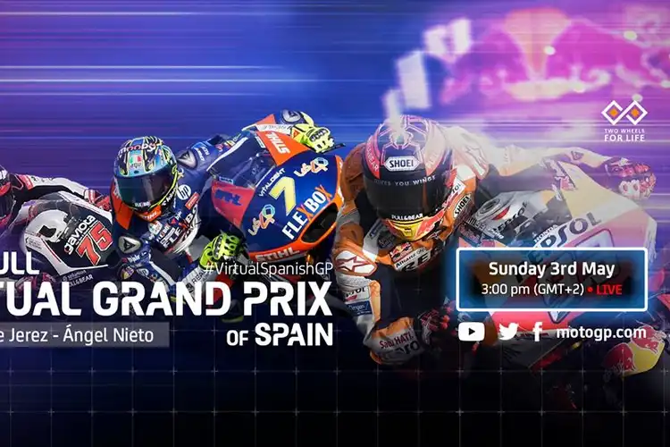 Simak Bro, Line-Up Lengkap Pembalap MotoGP, Moto2 dan Moto3 Ngegas Di MotoGP Virtual Race 3