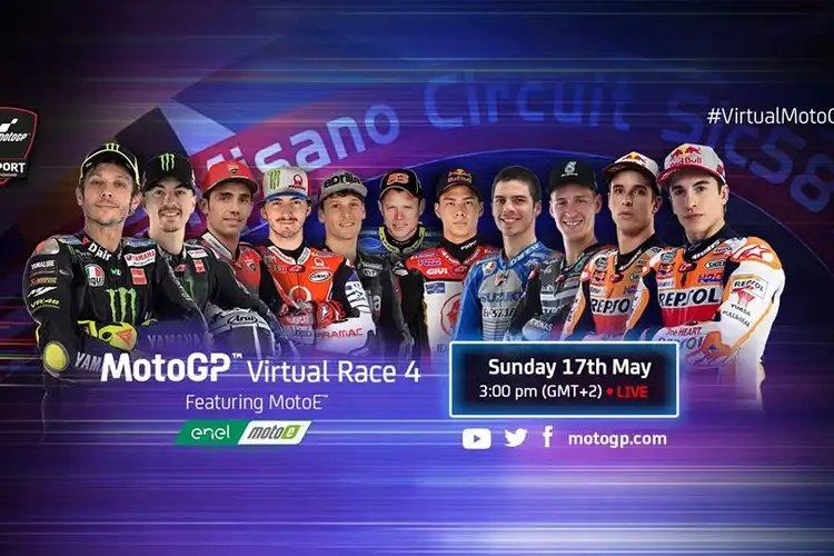 Jangan Sampai Lewat, Valentino Rossi Bisa Menang Gak di MotoGP Virtual Race IV? Minggu Besok Nih Balapnya