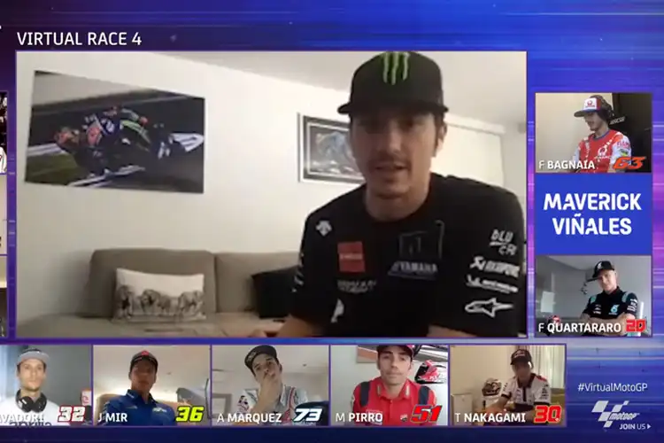 Cuma Bisa Gigit Jari, Maverick Vinales Ungkap Kegagalan di MotoGP Virtual Race IV, Ini Penyebabnya