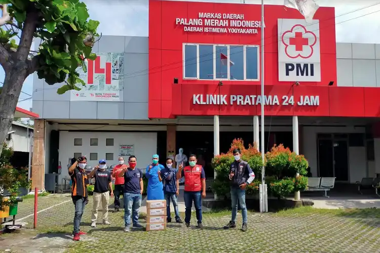 Kolaborasi Astra Motor Yogyakarta Dengan Komunitas Dukung Gerakan Memakai Masker Saat Pandemi Virus Corona.