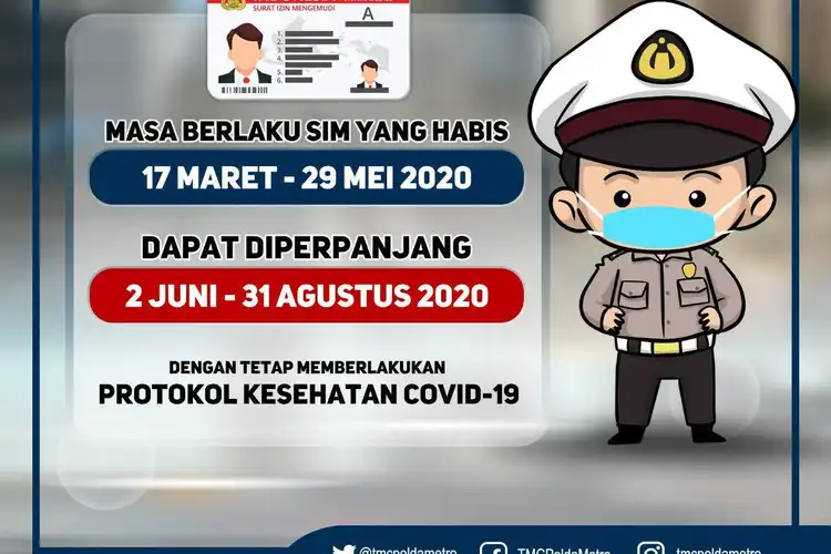 Biar Enggak Ngantri, Tiga Polda Memberi Tambahan Waktu Untuk Perpanjangan SIM Hingga Bulan Agustus