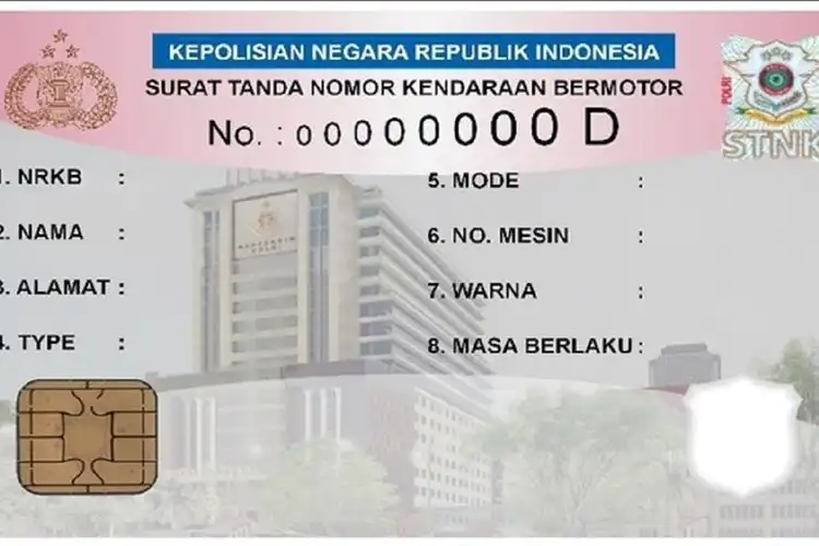 Bisa Masuk Dompet, STNK Akan Berbentuk Kartu Seperti SIM Elektronik, Dilengkapi Chip Khusus