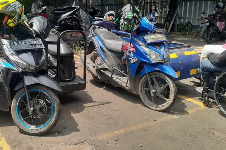 Genap berusia 11 Tahun 17 Agustus 2020 , Yuk Intip Motor  yang Digunakan Riding Penyandang Disabilitas Komunitas DMC