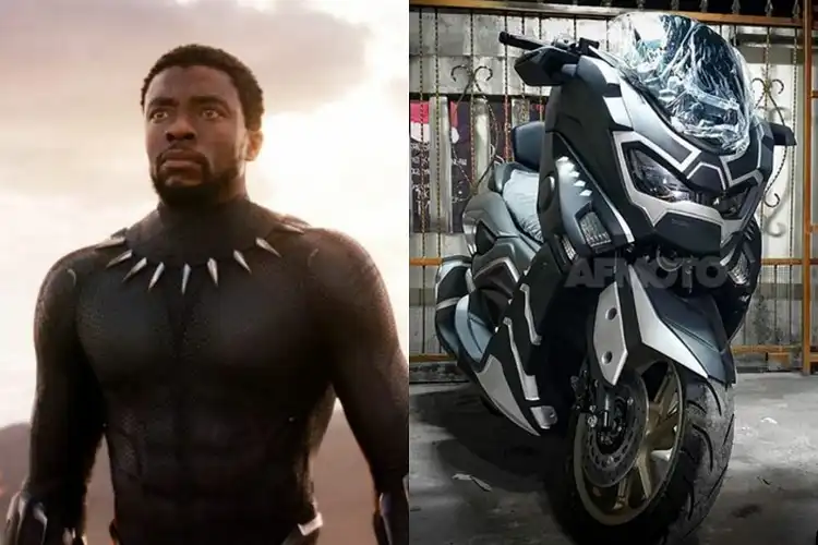 Aktor Black Panther Meninggal Dunia, Ternyata Ada Yamaha NMAX Black Panther