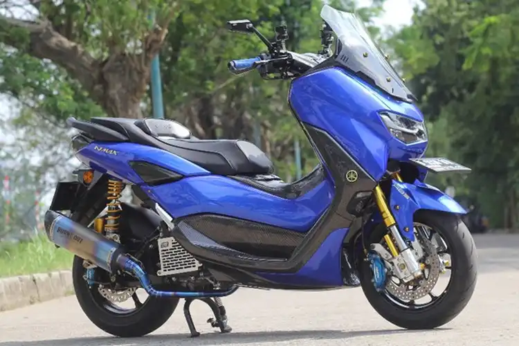 Modifikasi Yamaha NMAX 2020 Bergaya Racing Look, Turing Makin Nyaman