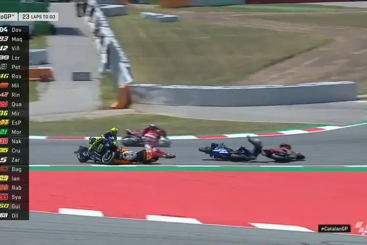 Jelang MotoGP Catalunya 2020, Masih Ingat Insiden Jorge Lorenzo di MotoGP Catalunya 2019?