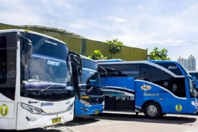 Bikers Simak Nih, Terapkan PSBB Transisi Bus Damri Tujuan Bandara Soekarno-Hatta Sudah Normal Lagi