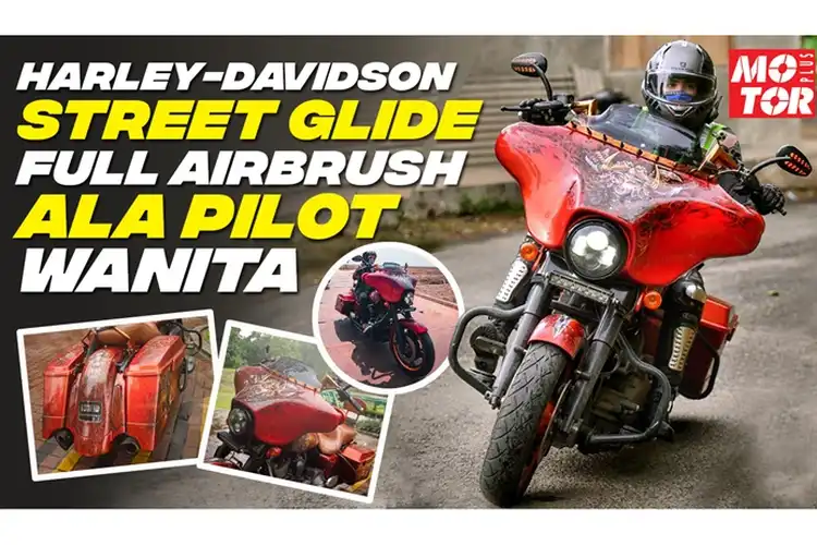 Harley Davidson Street Glide Punya Pilot Cantik, Simak Videonya