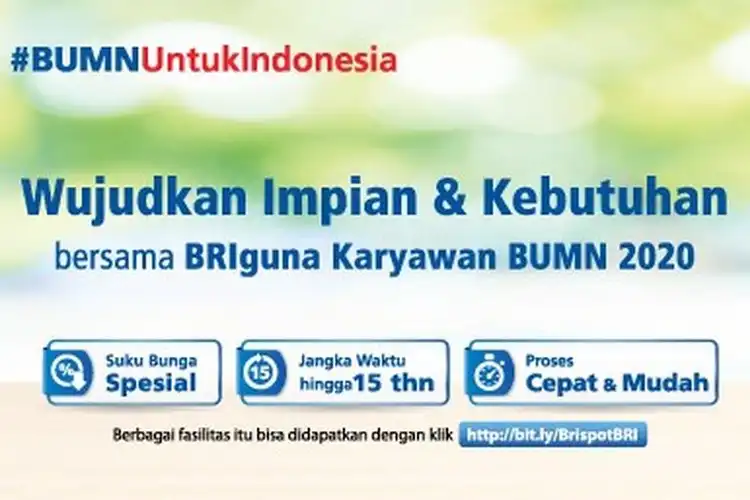 Jangan Dibocorin! Ini Link Pengajuan Pinjaman Tanpa Agunan Bank BRI Bisa Langsung dari HP, Cicilan Sampai 15 Tahun