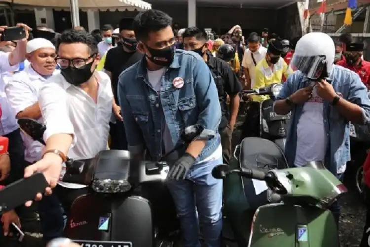 Bobby Nasution Mantu Presiden Jokowi Jadi Cawalkot Medan, Cuma Punya Motor Matic Ini