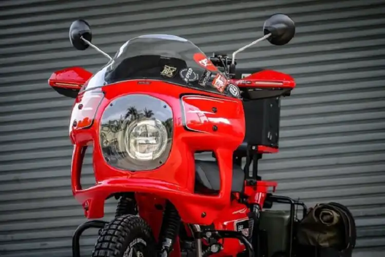 Modifikasi Motor Honda CT125 Mirip Gold Wing, Siap Diajak Trabas Alam