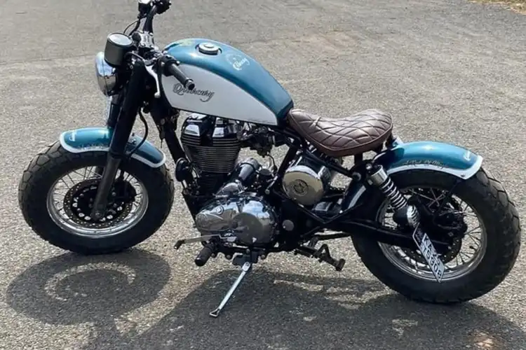 Modifikasi Motor Royal Enfield Thunderbird, Tribute Untuk Freddie Mercury