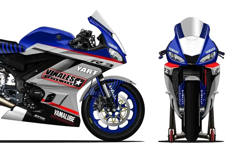 Mirip Valentino Rossi, Vinales Luncurkan Tim dengan Motor Balap Yamaha