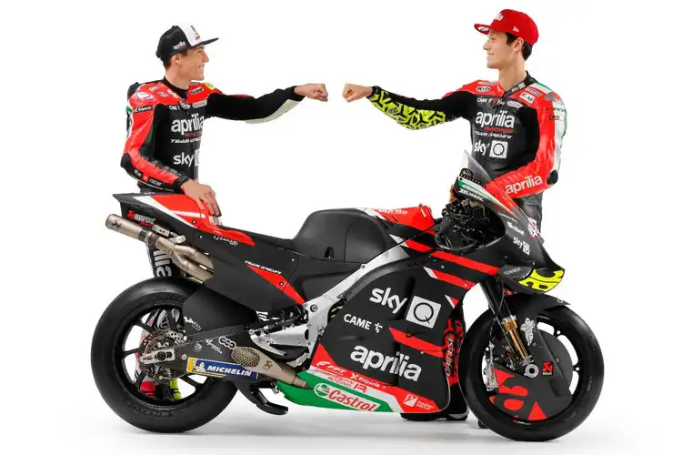 Resmi, Tim Aprilia MotoGP Launching Motor dan Line Up Pembalap Barunya
