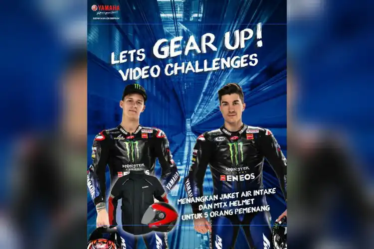 Makin Dekat Sama Vinales Dan Quartararo, Ikut Let's Gear Up Challenge