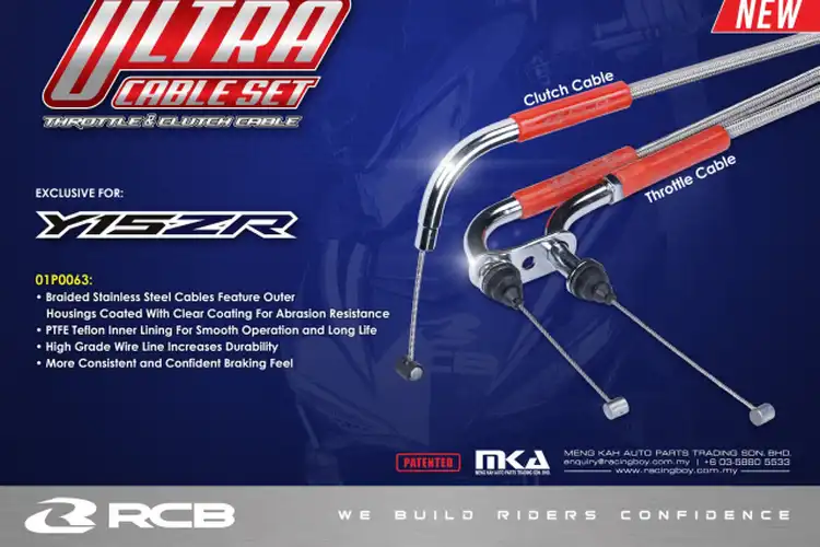 RCB Rilis Kabel Kopling dan Gas Khusus Untuk Saudara Yamaha MX King