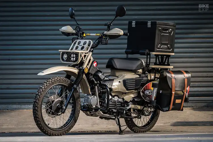 Modifikasi Motor Bebek Petualang Honda CT125, Konsep 'Mad Max' Jadi Pilihan