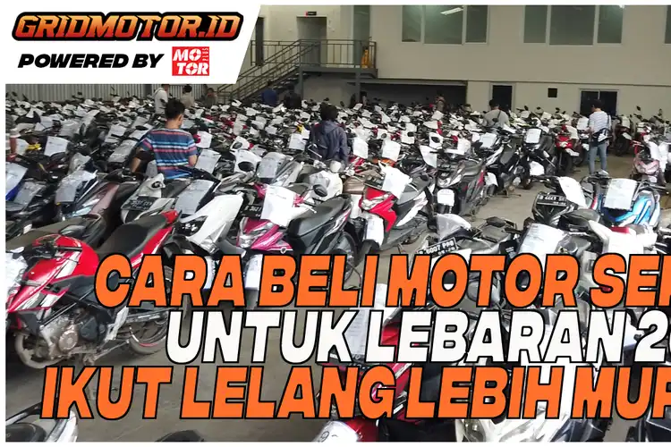 Video Lelang Motor Online Sambut Lebaran 2021, Harganya Murah