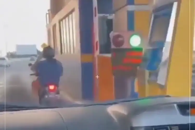 Heboh Video Pemotor Honda BeAT Masuk Tol, Ini Kata Jasa Marga dan Polisi