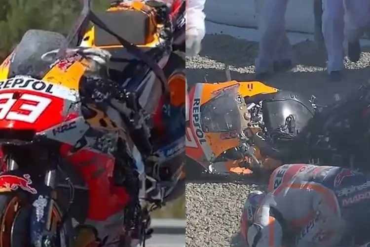 Marc Marquez Crash di FP3 MotoGP Spanyol 2021, Ternyata Gara-gara Ini