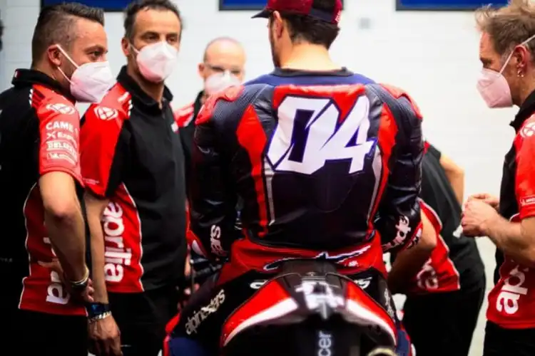 Bikin Penasaran, Tes Kedua Andrea Dovizioso Dengan Motor Aprilia RS-GP