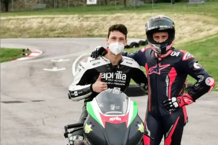 Video Andrea Dovizioso Sudah Latihan Bareng Pembalap Aprilia Saja Nih