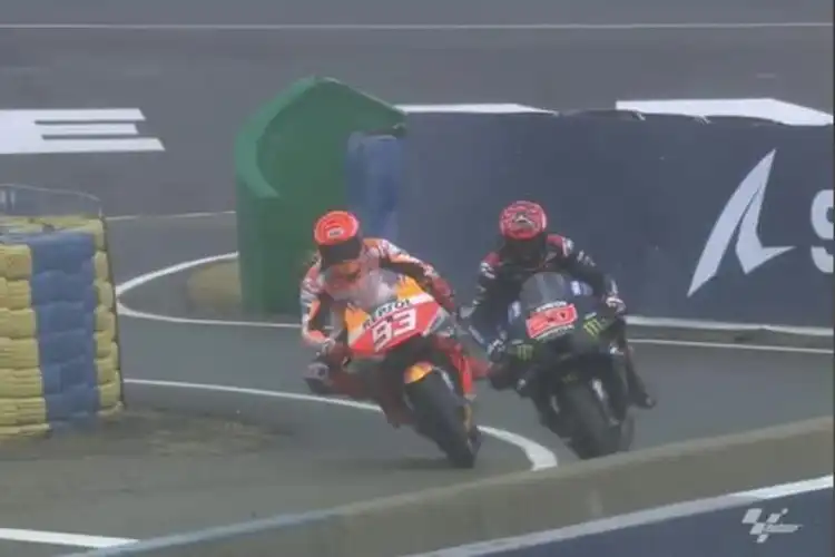 Kok Marquez Gak Dihukum Saat Salip Quartararo di Pit In MotoGP Prancis 2021?