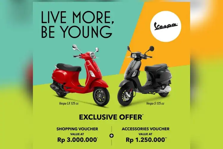 Vespa Kasih Promo Spesial Untuk Vespa LX dan Vespa S di Bulan Juni, Sikat Bro